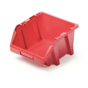 Prosperplast Plastový úložný box BINET SHORT červený, varianta 21,4 cm