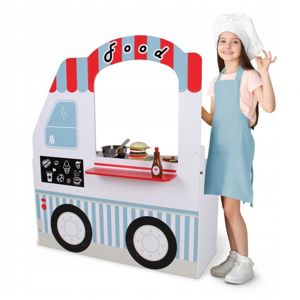 Dřevěná kuchyňka pro děti EcoToys Food Truck