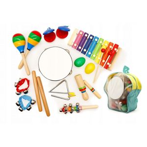 Sada 10 hudebních nástrojů pro děti ECOTOYS