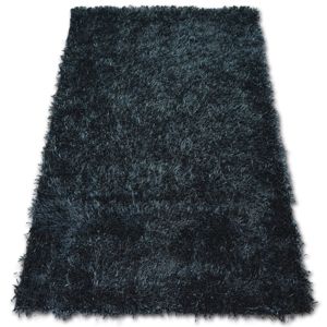 3kraft Kusový koberec SHAGGY LILOU černý