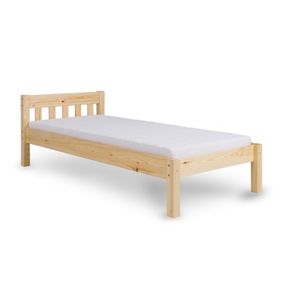 Hector Dřevěná postel Zesco 90x200 jednolůžko - hnědé
