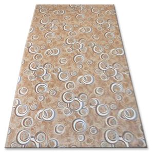 Dywany Lusczow Kusový koberec DROPS Bubbles béžový, velikost 100x150