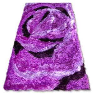 3kraft Kusový koberec SHAGGY MACHO CURTIS fialový