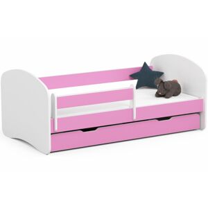 Avord Dětská postel SMILE 160x80 cm růžová