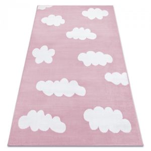 3kraft Kusový koberec BCF Clouds růžový