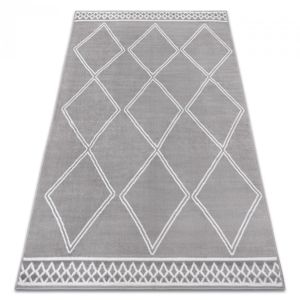 3kraft Kusový koberec BCF Etno šedý