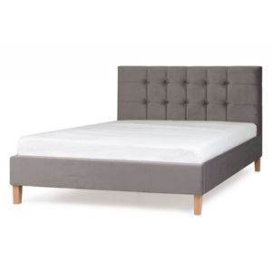 Hector Čalouněná postel Ravio II 160x200 dvoulůžko - šedé