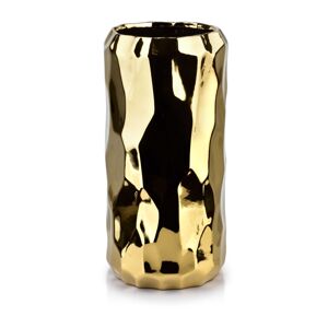 Mondex Keramická váza BABETTE 26 cm zlatá