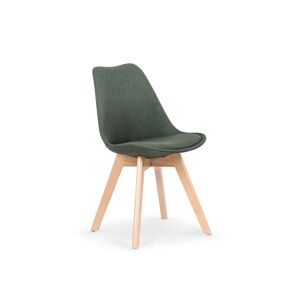 HALMAR Jídelní židle Leena tmavě zelená/buk