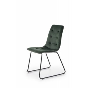 Halmar Designová židle Rany tmavě zelená/šedá