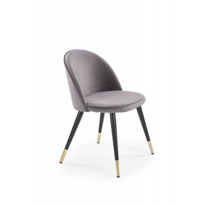 HALMAR Designová židle Gole tmavě šedá