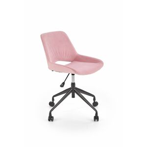 HALMAR Dětská otočná židle Soro světle růžová