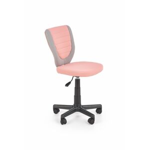 HALMAR Dětská židle Byto růžovo/šedá