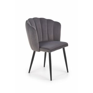 HALMAR Designová židle Zelo šedá