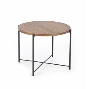 HALMAR Konferenční stolek Tora světlý ořech/černý