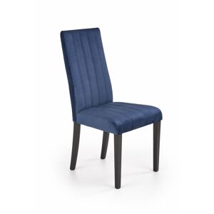 HALMAR Jídelní židle Marty 2 černá/tmavě modrá