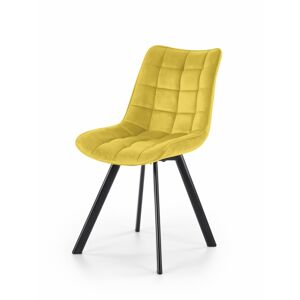 HALMAR Designová židle Mirah hořčicová