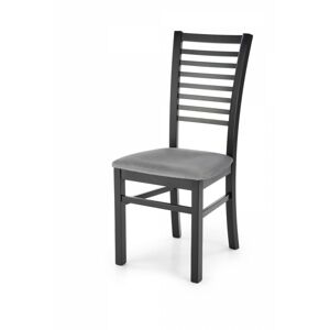 Halmar Jídelní židle Gery černá/šedá