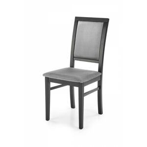 HALMAR Jídelní židle Kely černá/šedá