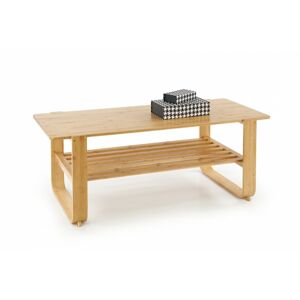 Halmar Konferenční stolek Spody bambusové dřevo