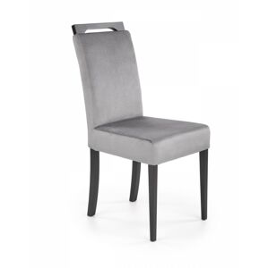 HALMAR Jídelní židle Clary 2 černá/šedá