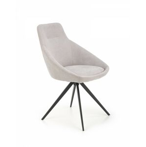 HALMAR Designová židle Leny světle šedá