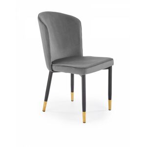 HALMAR Designová židle Tiera šedá