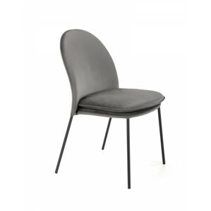 HALMAR Designová židle Clorissa šedá