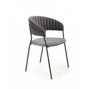 HALMAR Designová židle Peva šedá