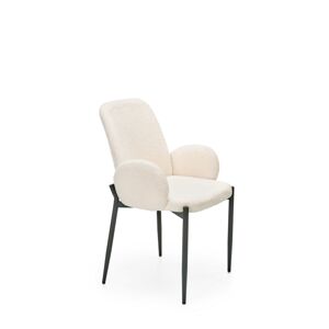 HALMAR Designová židle K477 krémová