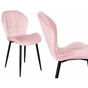 TZB Židle Shelby Velvet růžová