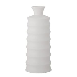 Hector Kameninová váza Kip 8x20,5 cm bílá