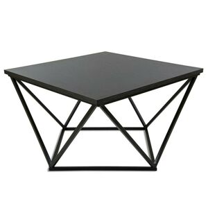 DekorStyle Konferenční stolek Curved 60 cm černý