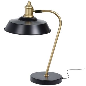 DekorStyle Stolní lampa- černá 46 cm