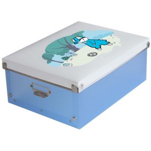 TZB Úložná krabice pro děti A4 - modrá