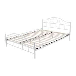 Hector Kovová postel Valeria 160x200 dvoulůžko - bílé