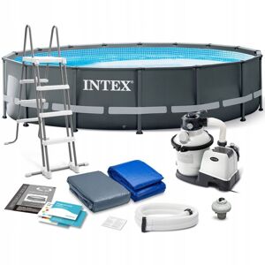 Zahradní bazén Intex 488x122 cm - 26326 filtrace + žebřík + kryt