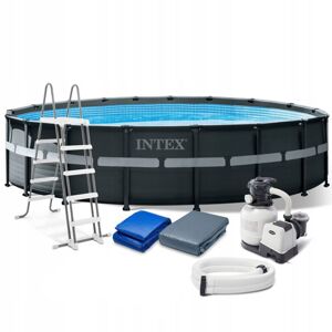 Zahradní bazén Intex 549x132 cm - 26330 filtrace + žebřík + kryt