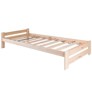 Hector Dřevěná postel Ottawa 90x200 jednolůžko - lakovaná borovice 