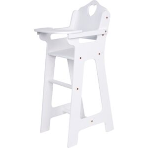Small foot Dřevěná židlička pro panenky DOLL bílá