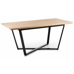 DekorStyle Jídelní stůl MARSALA 180 cm černý/dub