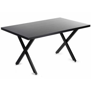 DekorStyle Jídelní stůl STORMI 150 cm černý