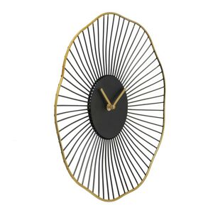 DekorStyle Nástěnné hodiny Yoko 35 cm černé