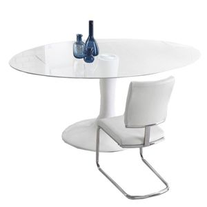Hector Skleněný stůl Modero 180x76 cm bílý