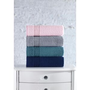 L'essentiel Sada ručníků Asorti 50x90 cm šedá/modrá/růžová/zelená