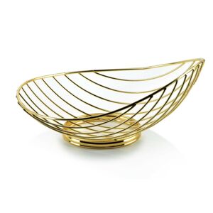 DekorStyle Dekorativní košík Cedric zlatý