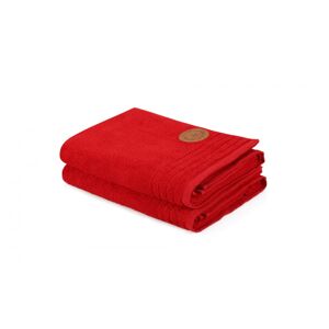 L'essentiel Sada 2 ks ručníků REDNOTE 70x140 cm červená