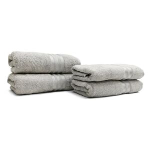 Kontrast Bavlněný ručník VITIS 50 x 90 cm světle šedý