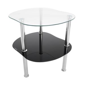 Tutumi Konferenční stolek EAGLE černý/skleněný