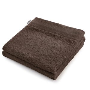 AmeliaHome Bavlněný ručník DecoKing Berky hnědý, velikost 70x140